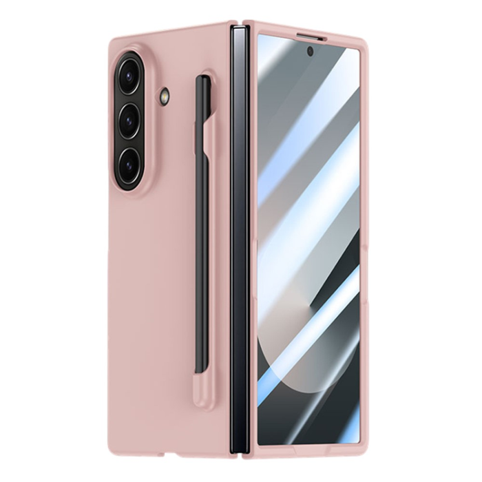 A-One Brand - Galaxy Z Fold 7 Mobilskal med Härdat glas och Pennfack Skin Feel