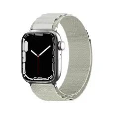 OEM - Apple Watch 4/5/6/7/8/SE (38/40/41mm) Armband Alpine - Silver