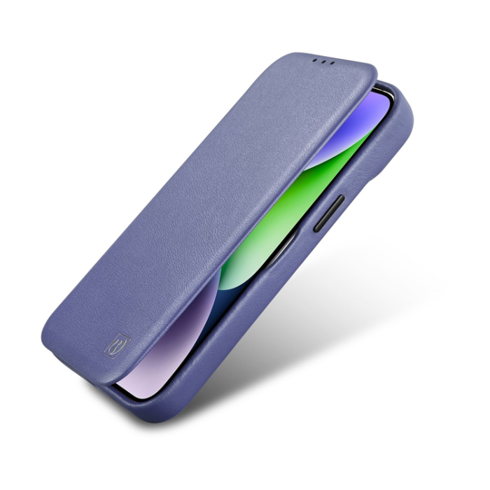 ICARER - iCarer iPhone 14 Pro Max Plånboksfodral MagSafe CE Äkta Läder