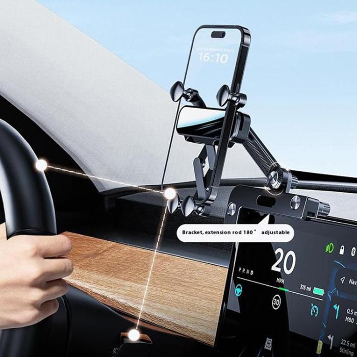 OEM - Bilskärm Gravity Mobilhållare Spegelyta för Tesla Model 3/Y