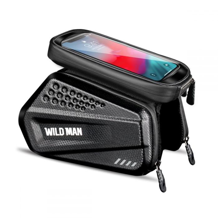 WildMan - Wildman Mobilhållare för Cykel XXL - Svart