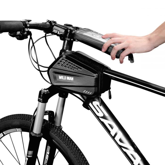 WildMan - Wildman Mobilhållare för Cykel XXL - Svart