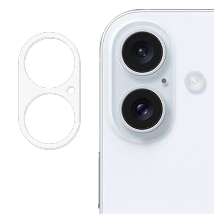 OEM - iPhone 16/16 Plus Kameralinsskydd Härdat glas - Clear