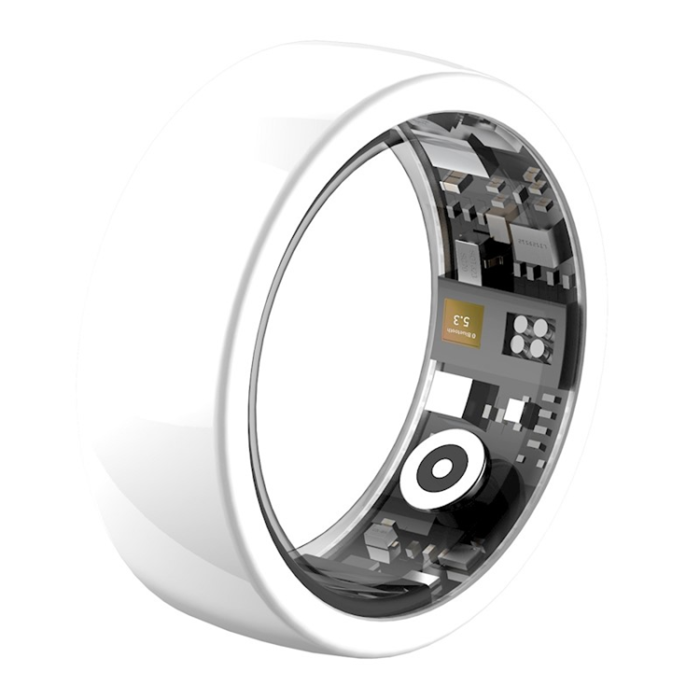 Riversong - Riversong Smart Ring Trinity- Storlek (18mm) - Vit