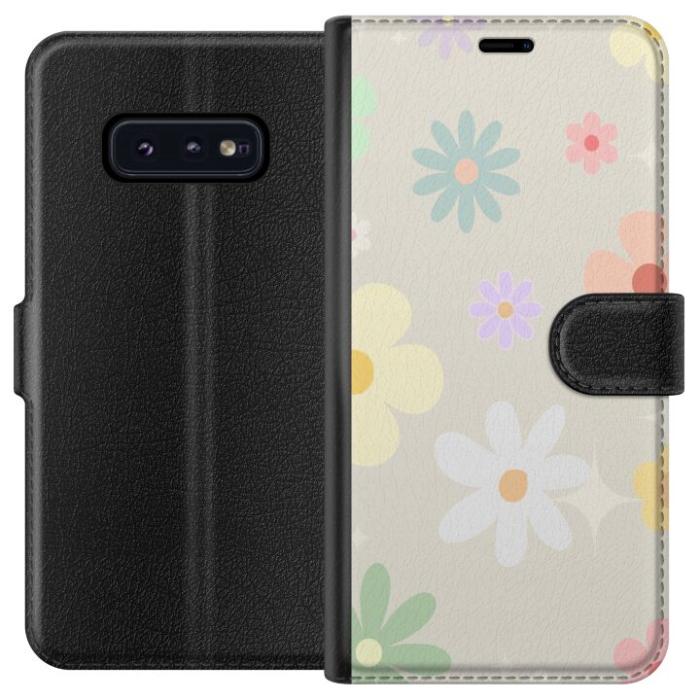 iSecrets - Plånboksfodral till Samsung Galaxy S10e med fejdande blommor