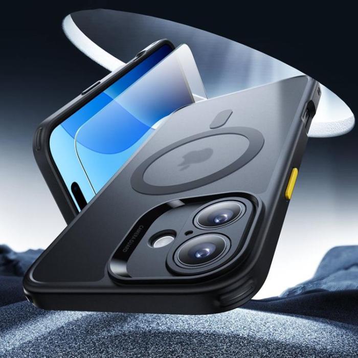 ESR - ESR iPhone 16 Mobilskal Magsafe Classic Pro Set Halolock - Frosted Svart