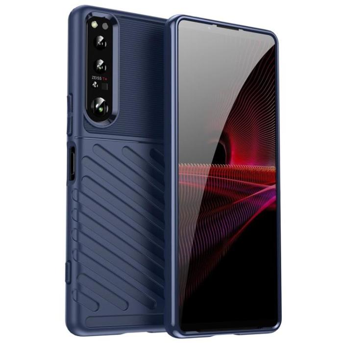 UTGATT1 - Sony Xperia 1 IV Skal Thunder Twill - Blå