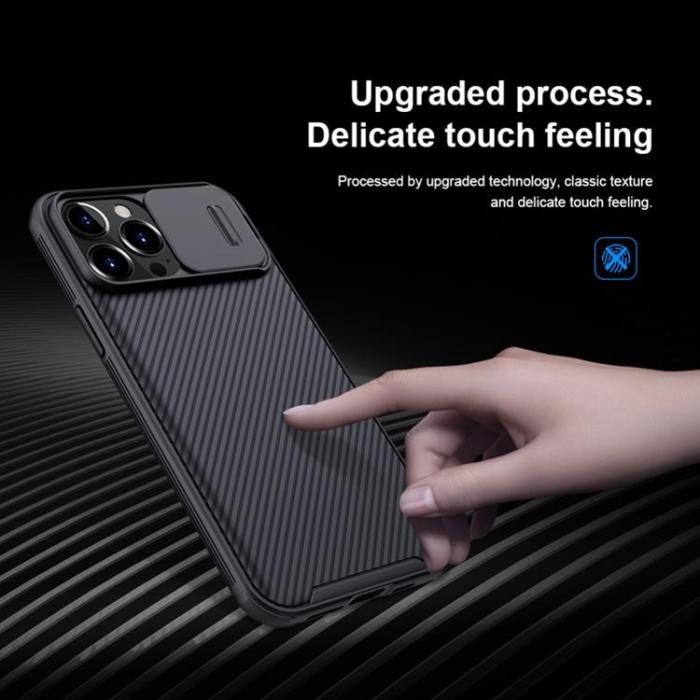 Nillkin - Nillkin iPhone 14 Pro Skal Camshield Pro - Grön