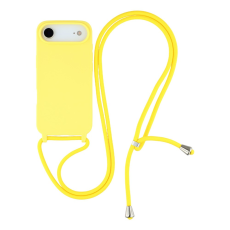 A-One Brand - iPhone 17 Air Mobilskal TPU Shockproof med Lanyard - Gul