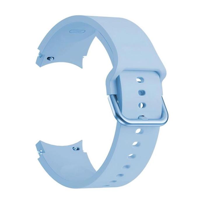 UTGATT - Galaxy Watch 4/5/5 Pro/6/7/FE Armband Silikon - Himmelsblå
