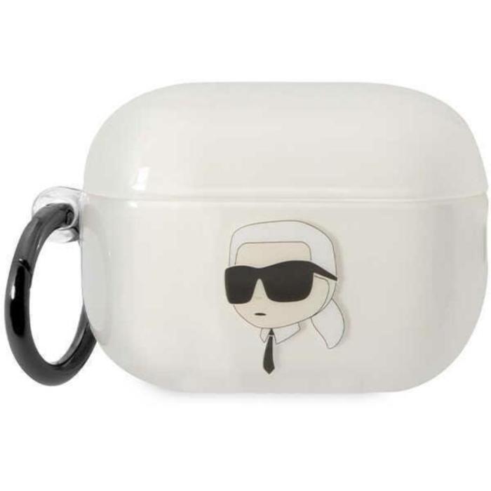KARL LAGERFELD - Karl Lagerfeld Airpods Pro 2 Skal Ikonik Karl Lagerfeld - Clear