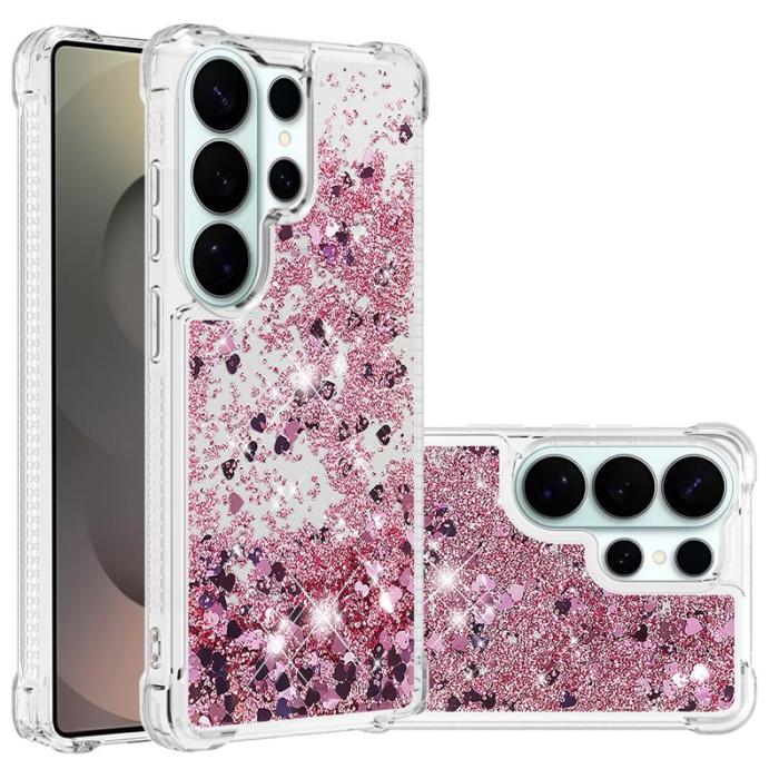 OEM - Mobilskal till Samsung Galaxy S26 Ultra TPU Glittrande Stötsäker - Roséguld