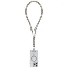 Skinarma - Skinarma 2in1 USB-C Till USB-C Kabel Lanyard Dyno Ve - Beige