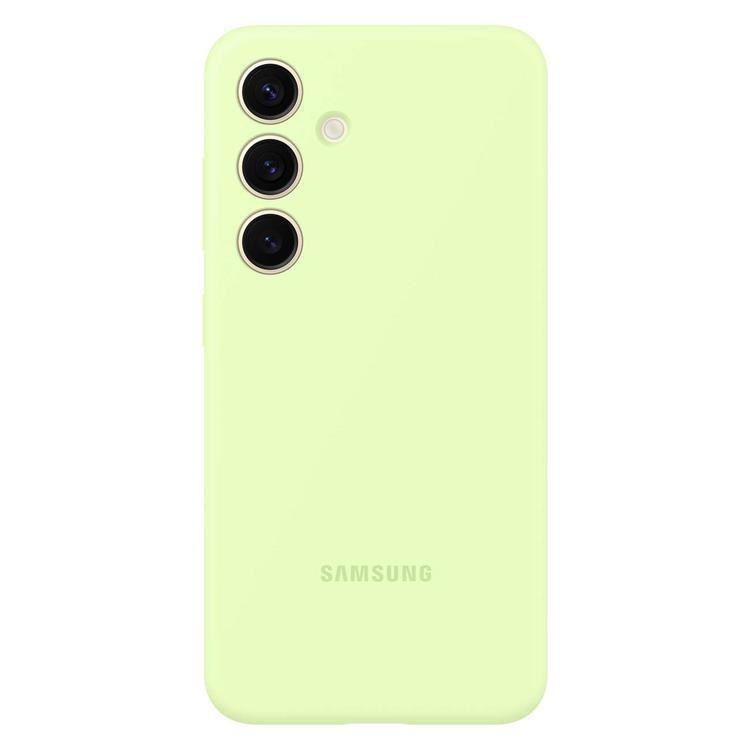 Samsung Galaxy S24 Mobilskal Silikon - Ljusgrön | 2353 | AlltMobil