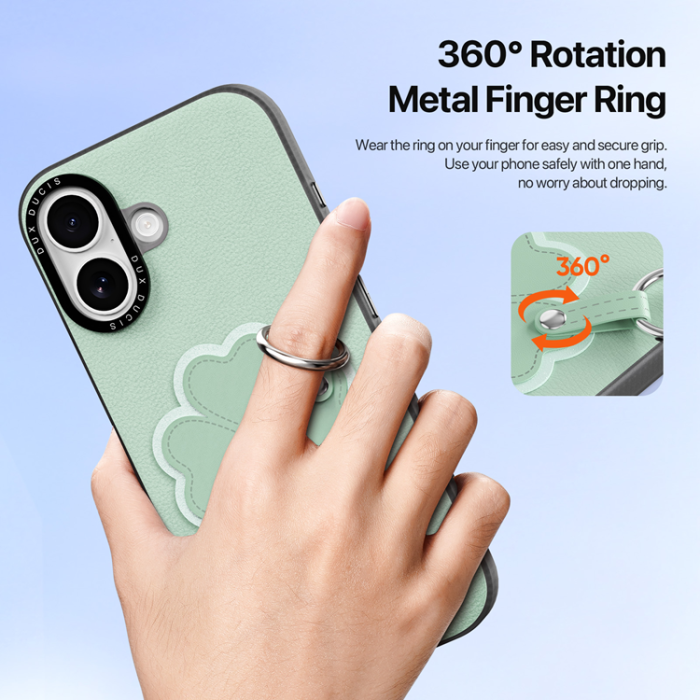 Dux Ducis - DUX DUCIS iPhone 17 Mobilskal med Fingerring/Rem Luvy Series