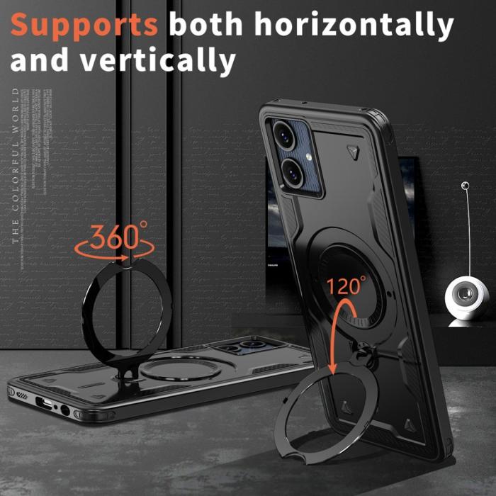 N/A - Mobilskal till Samsung Galaxy A06 4G Plast Militärt Skydd - Svart
