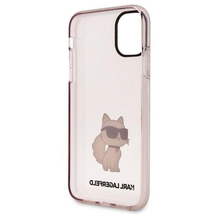 KARL LAGERFELD - Karl Lagerfeld iPhone 11 / XR Mobilskal Ikonik Choupette - Rosa