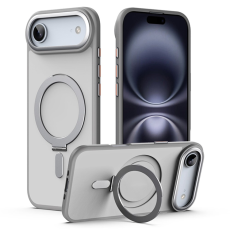 A-One Brand - iPhone 17 Air Mobilskal MagSafe Hidden Magnetisk Kickstand - Grå