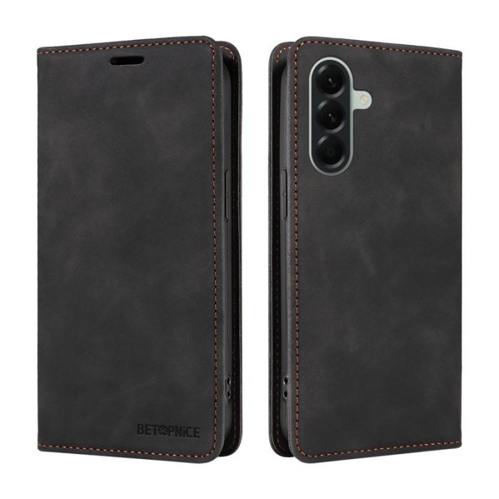 BETOPNICE - BETOPNICE Samsung Galaxy A57 Plånboksfodral Konstläder RFID-Skydd - Svart