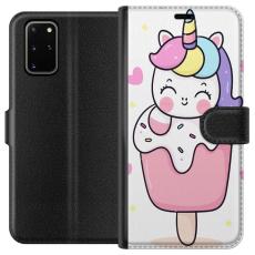 iSecrets - Plånboksfodral till Samsung Galaxy S20+ med Glad enhörning