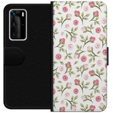 iSecrets - Pl&aring;nboksfodral till Huawei P40 Pro med Blommigt