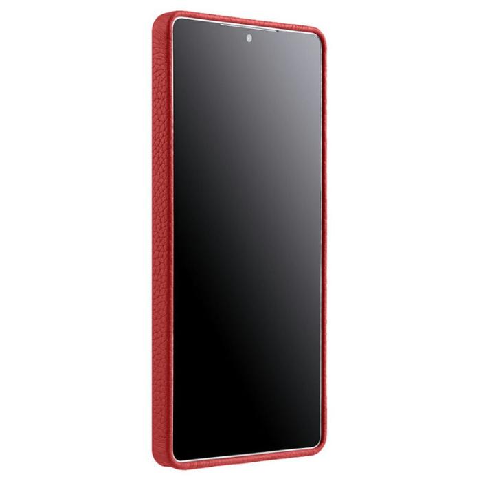 Melkco - MELKCO Mobilskal till Samsung Galaxy S25 Ultra Äkta Läder + PC Röd