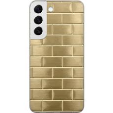 iSecrets - Mobilskal till Samsung Galaxy S22 5G med Gyllene Murstenar