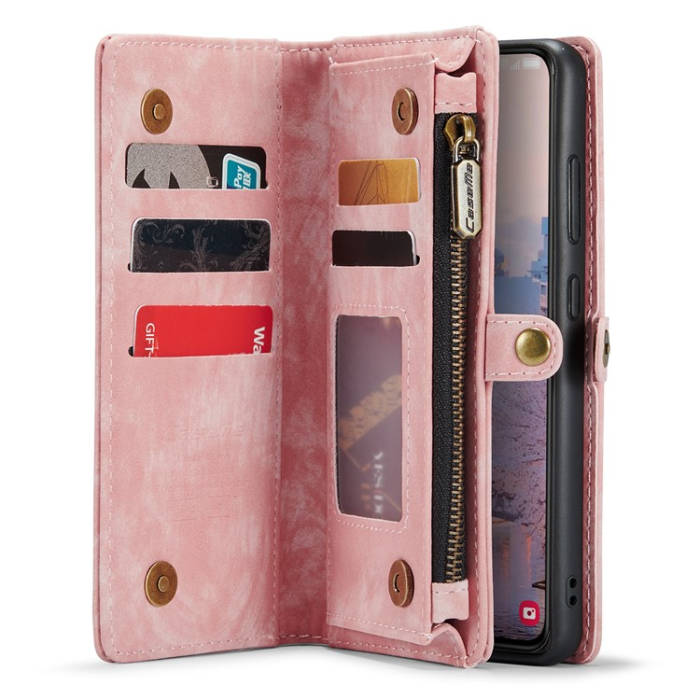 Caseme - Caseme Galaxy S23 Plånboksfodral Detachable - Rosa