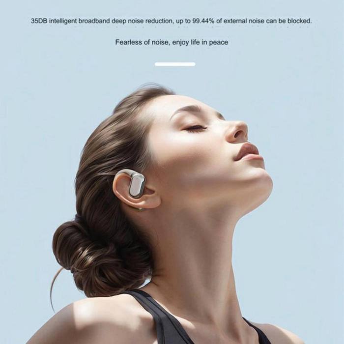 A-One Brand - Trådlösa Bluetooth Hörlurar med Skärmvisning On-Ear Smart Q18