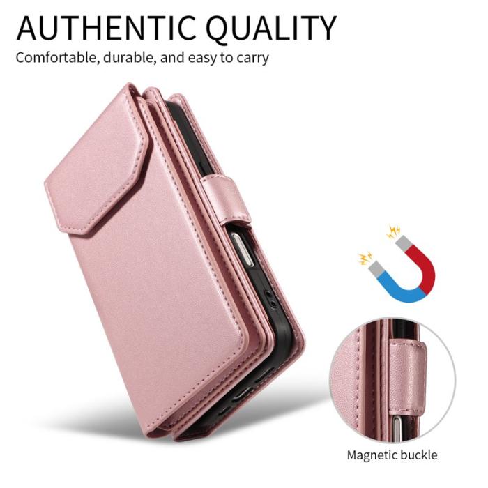 OEM - Mobilskal till Samsung Galaxy S26 Ultra KonstLäder Ställ - Roséguld