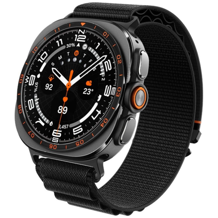 Spigen - Spigen Watch Ultra 1/2 (47mm) Armband WBF1 - Svart
