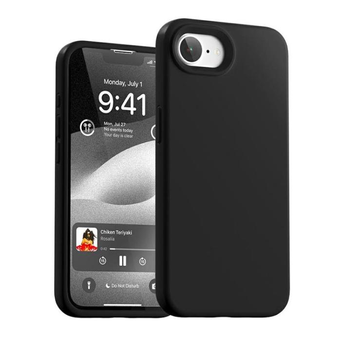 Mercury - Mercury iPhone 16e Mobilskal Silikon - Svart