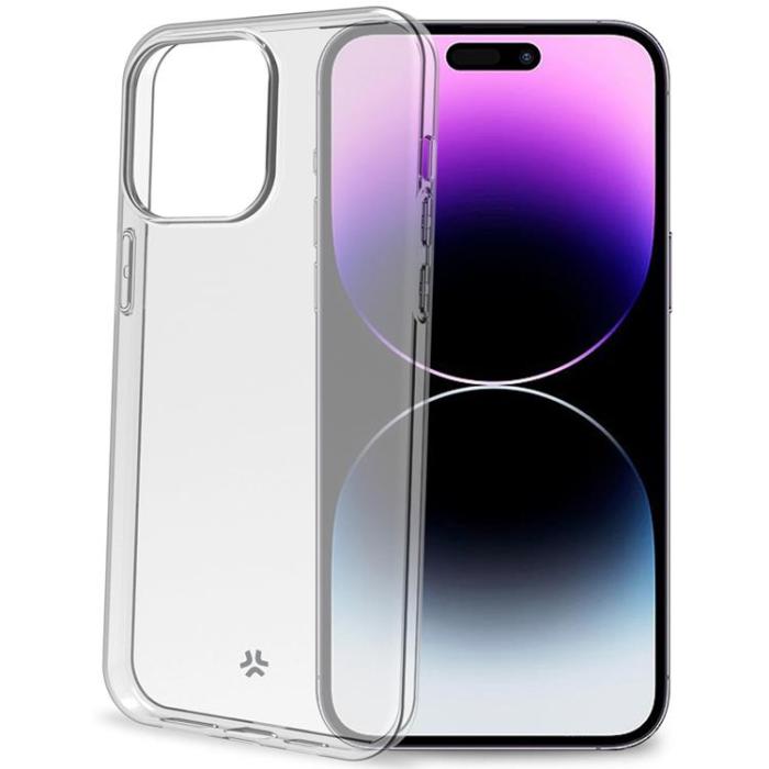 Celly - Celly iPhone 15 Pro Max Mobilskal Gelskin TPU - Clear