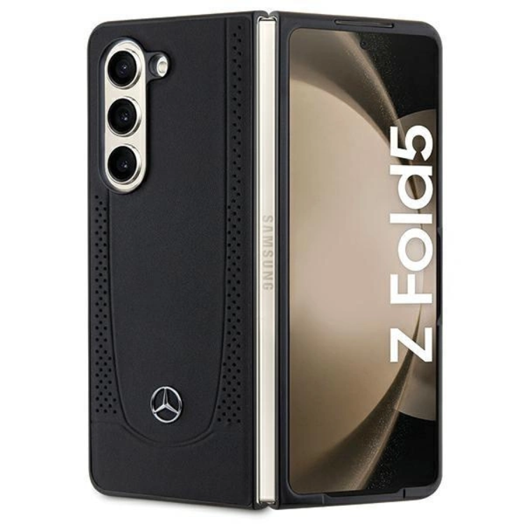 Mercedes Galaxy Z Fold 5 Mobilskal Läder Urban Line - Svart | 2353 | AlltMobil