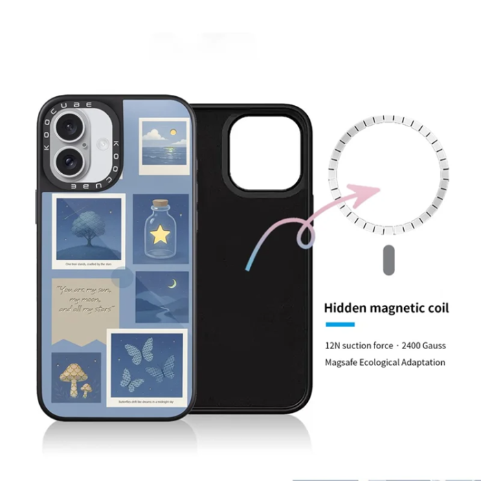 A-One Brand - iPhone 16 Mobilskal MagSafe Aluminium Silikon