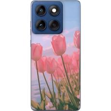 iSecrets - Mobilskal till Motorola Edge 60 med Rosa Tulpaner