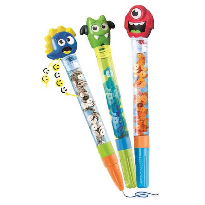 CLEMENTONI - CLEMENTONI Create Your Pens 3-Pack Monster