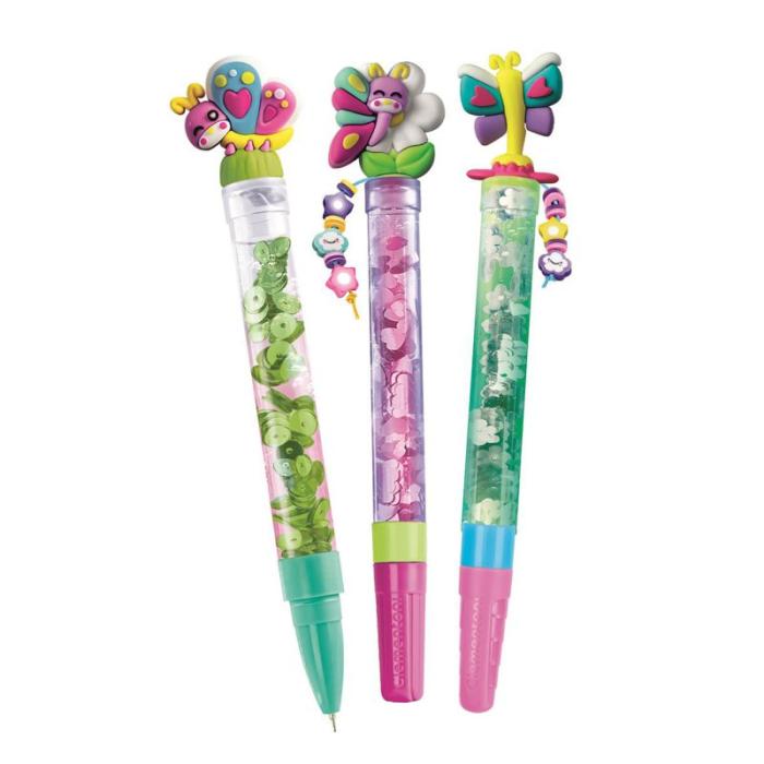 CLEMENTONI - CLEMENTONI Create Your Pens 3-Pack Wonderful Butterflies
