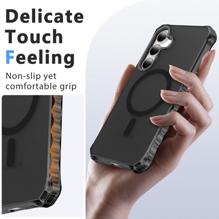 OEM - Mobilskal för Samsung Galaxy S26 Magnetiskt PC + TPU - Svart
