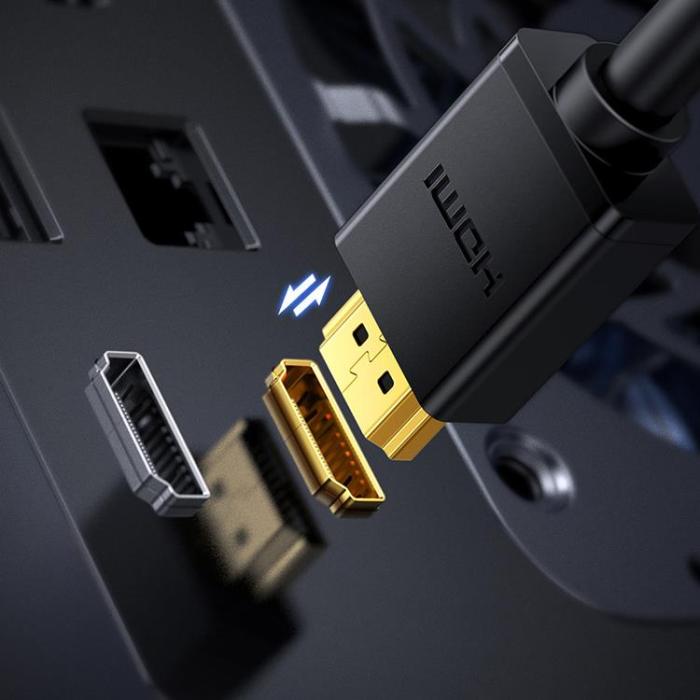 Ugreen - Ugreen HDMI Kabel Bi Directional DVI 2m - Svart