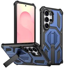 OEM - Mobilskal f&ouml;r Samsung Galaxy S26 Ultra Magnetiskt Kickstand PC + TPU - Bl&aring;