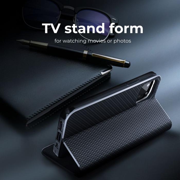 OEM - LUNA Carbon Fodral för Samsung A23 5G svart