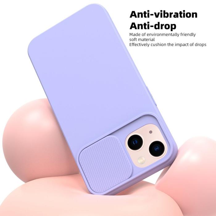 OEM - SLIDE skal för Samsung A14 5G / A14 4G lavendel