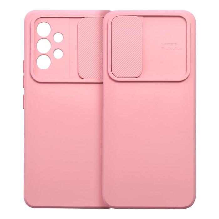 OEM - SLIDE skal för Samsung A14 5G / A14 4G ljusrosa