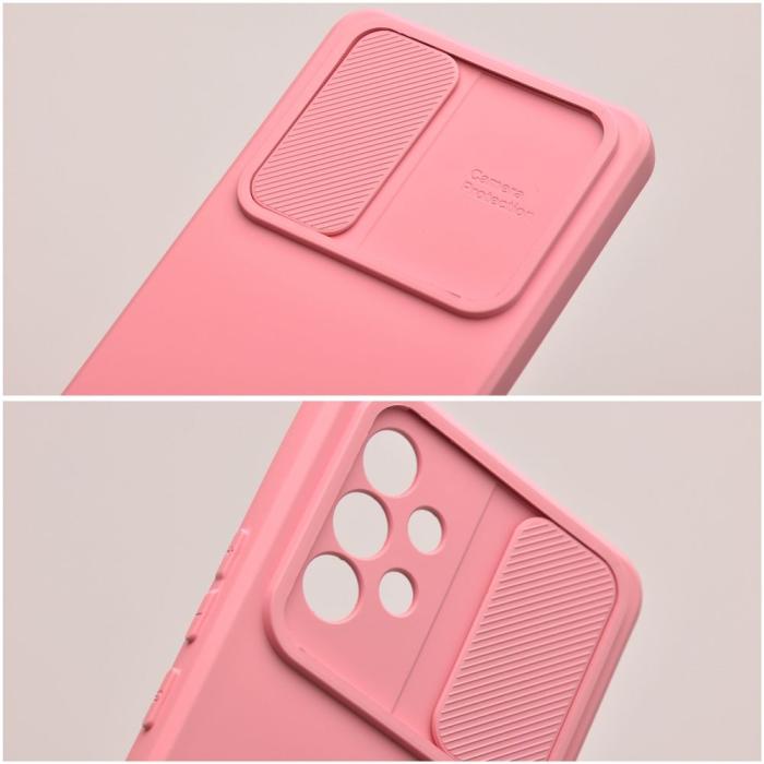 OEM - SLIDE skal för Samsung A14 5G / A14 4G ljusrosa