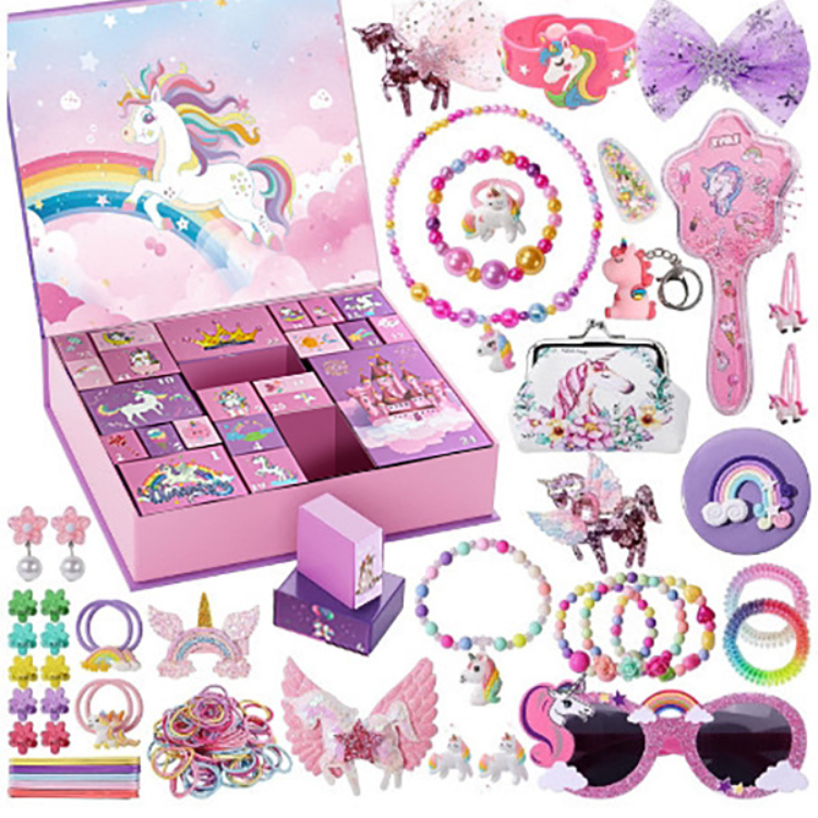 Enhörning Adventskalender 2025 – 24 Glittriga överraskningar för Barn | 2353 | AlltMobil