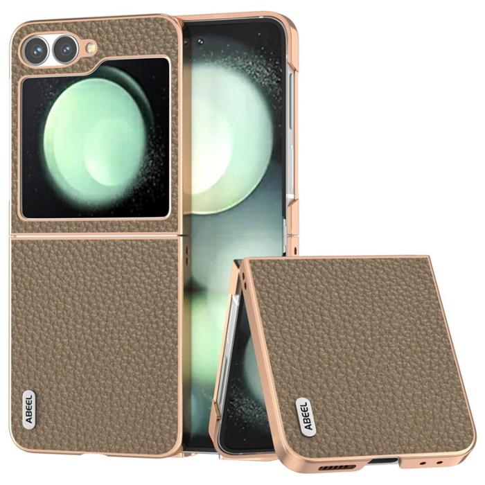 ABEEL - ABEEL Mobilskal till Samsung Galaxy Z Flip7 FE 5G Star Series Brun