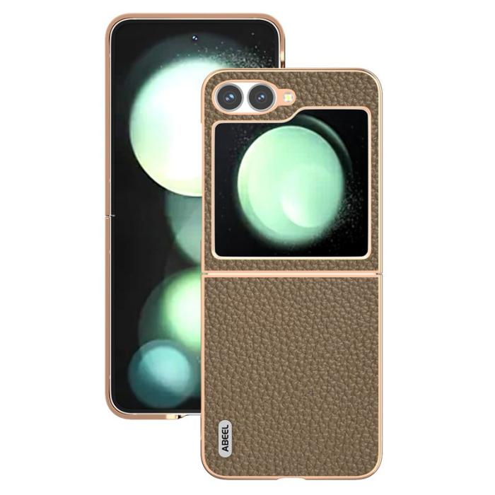 ABEEL - ABEEL Mobilskal till Samsung Galaxy Z Flip7 FE 5G Star Series Brun