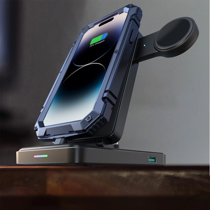 Joyroom - Joyroom 4-in-1 Trådlös Laddare iPhone, Apple Watch, Airpods
