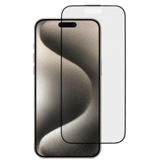 OEM - iPhone 16 Pro Härdat Glas Skärmskydd 10D - Svart